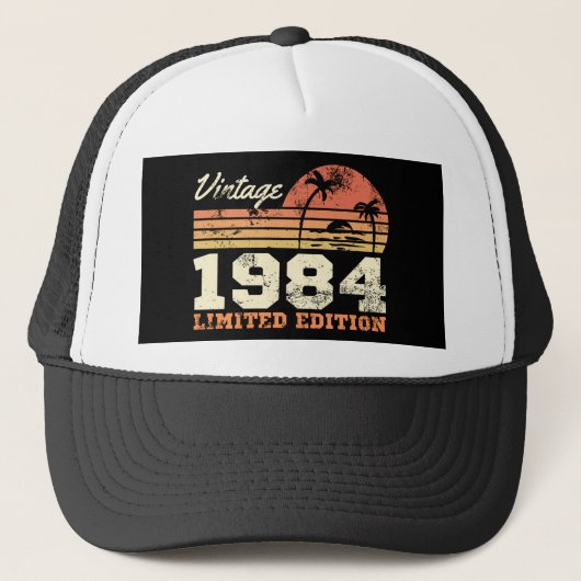 Casquette Vintage 1984 Limited Edition 40e anniversaire (Devant)