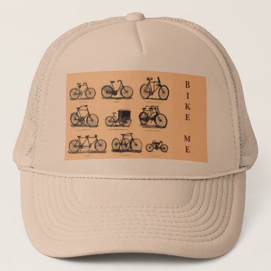 Casquette vintage à vélo (Devant)
