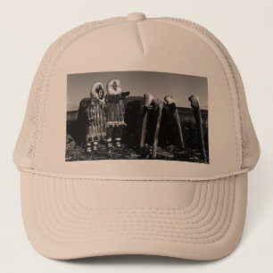 Casquette Vintage Alaska Fur vêtu eskimo arctique sod igloo