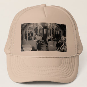 Casquette Vintage Angleterre Londres train intérieur