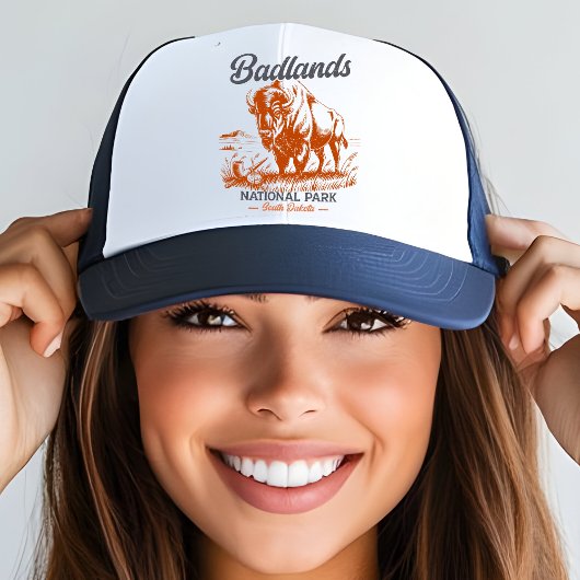 Casquette Vintage Bison – Badlands National Park