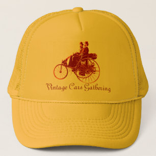 Casquette Vintage Cars Gathering , brown