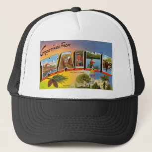 Casquette Vintage Colorful Greetings From Maine