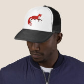Casquette vintage de conception de Fox (En situation)