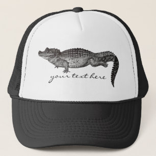 Casquette vintage de crocodile