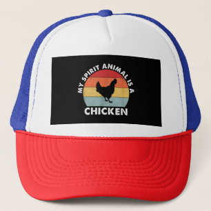 Casquette Vintage Mon Esprit Animal est un poulet