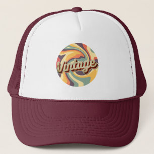 CASQUETTE VINTAGE RÉTRO DANS UN TOURNOIEMENT COLORÉ