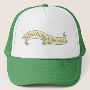 Casquette Vintage St. Patrick's Day Salutations Bannière d'o