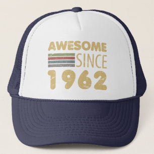 Casquette Vintage stupéfiant 1962 60e anniversaire