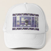 Casquette violettes dans un bocal de lune (Devant)