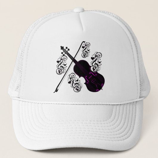 Casquette Violon, amour cinglé_ (Devant)