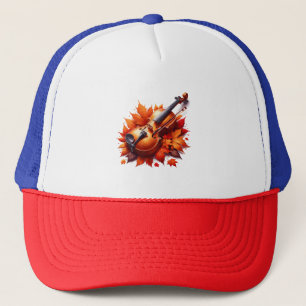 Casquette Violon dans le lit de feuilles
