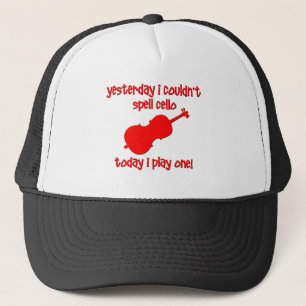 Casquette violoncelle drôle