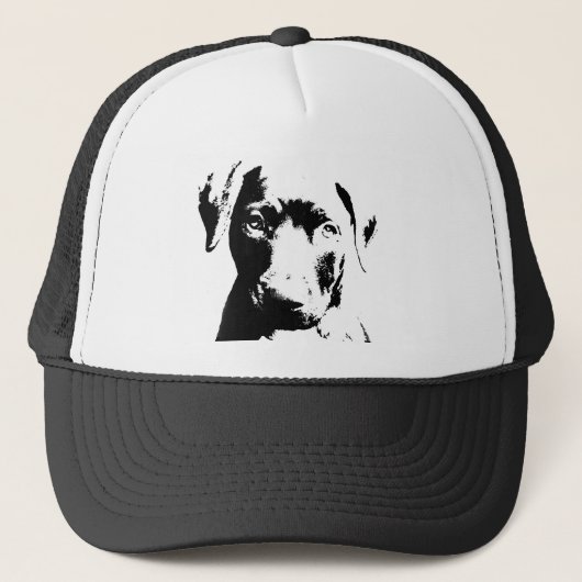 Casquette Visage de chiot Pitbull (Devant)