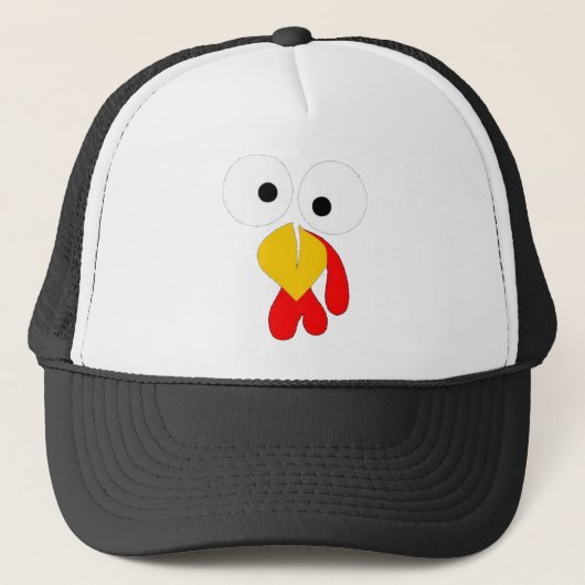 Casquette Visage de la Turquie - Drôle Thanksgiving (Devant)