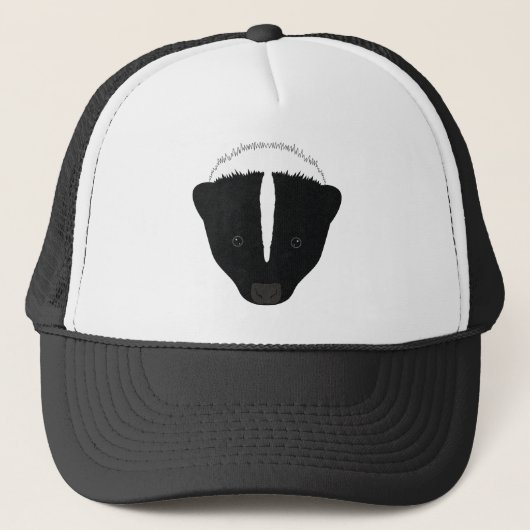 Casquette Visage de mouffette (Devant)