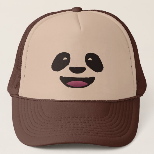 Casquette Visage de panda (Devant)