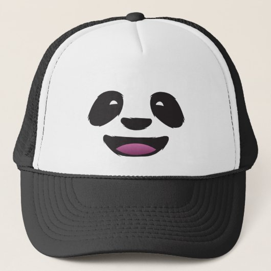 Casquette Visage de panda - faune animale mignonne (Devant)