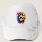 Casquette Visage de singe dynamique (Devant)