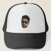 Casquette Visage de voyage personnalisé (Devant)