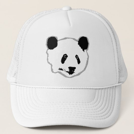 Casquette Visage d'ours Panda géant (Devant)