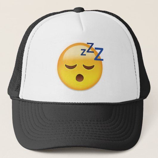 Casquette Visage Emoji de sommeil (Devant)