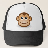 Casquette Visage mignon de singe (Devant)