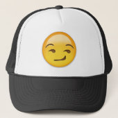 Casquette Visage souriant d'un air affecté Emoji (Devant)