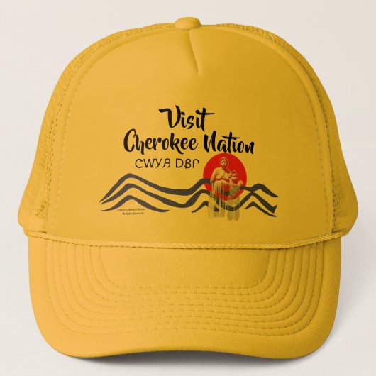 Casquette Visitez Cherokee Nation Trucker Hat (Devant)