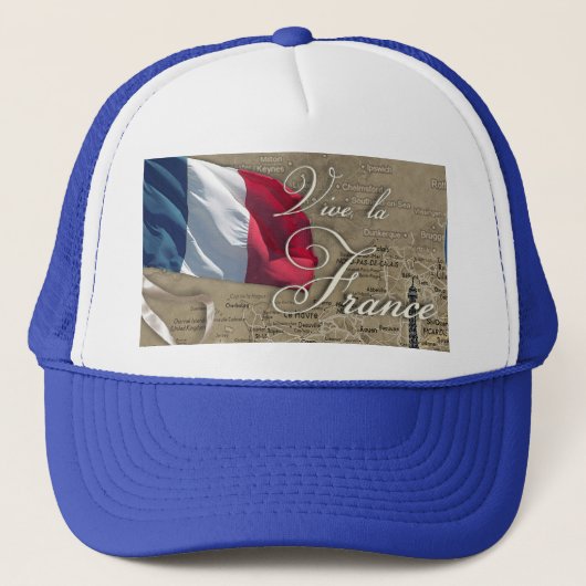 Casquette Vive la France (Devant)