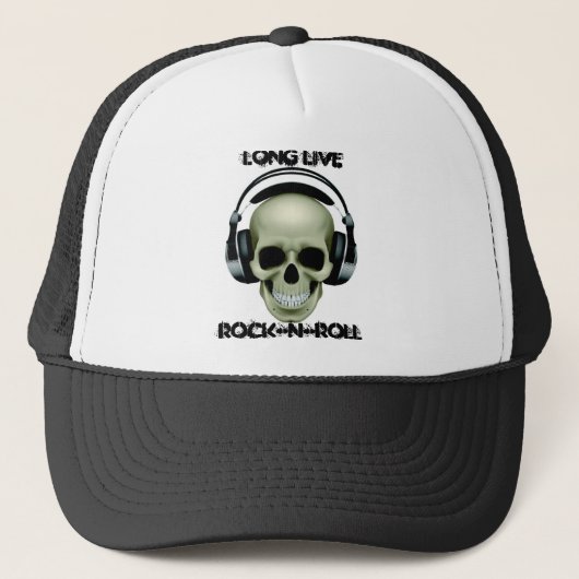 CASQUETTE VIVENT LONGTEMPS ROCK-N-ROLL (Devant)