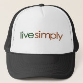 Casquette Vivez simplement (Devant)