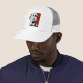 Casquette Vladimir Poutine rouge (En situation)