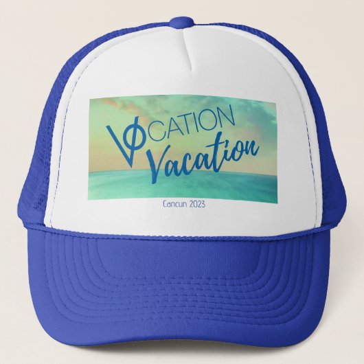 Casquette VOcation Cancun Trucker Chapeau (Devant)