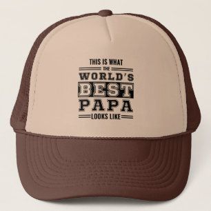 Casquette Voici à quoi ressemble le meilleur papa du monde