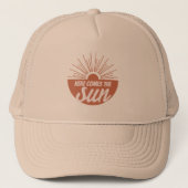 Casquette Voici le soleil (Devant)
