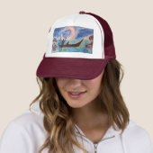 Casquette Voile en clair de lune (En situation)