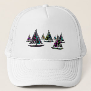 Casquette Voiliers au néon
