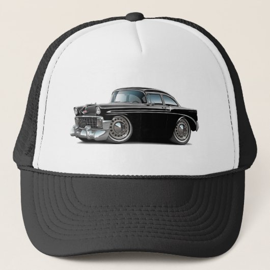 Casquette Voiture 1956 noire de Chevy Belair (Devant)