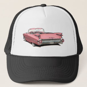 Casquette Voiture 1959 rose de Cadillac