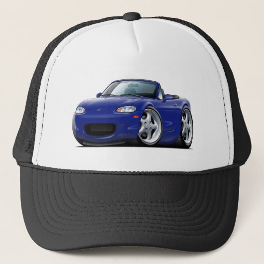Casquette Voiture 1999-05 bleu-foncé de Miata (Devant)