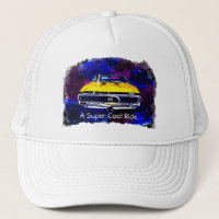 Voiture Classique Art "A Super Cool Ride" Chapeau 