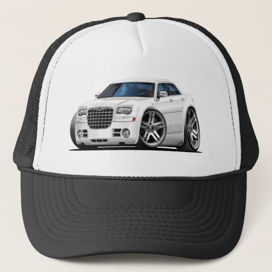 Casquette Voiture de blanc de Chrysler 300 (Devant)