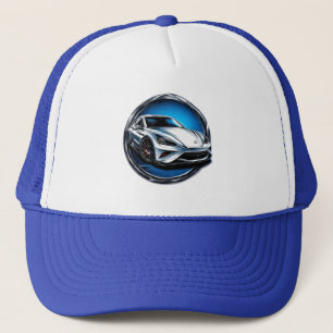 Casquette Voiture de sport de course stylisée