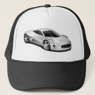 Casquette Voiture de sport Silver