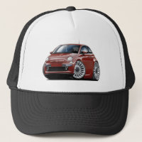 Voiture marron de Fiat 500