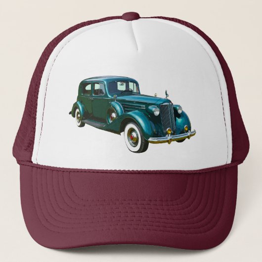 Casquette Voiture verte de luxe de Packard (Devant)