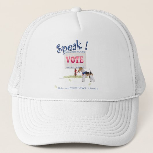 Casquette Voix de vote Wire Fox Terrier (Devant)