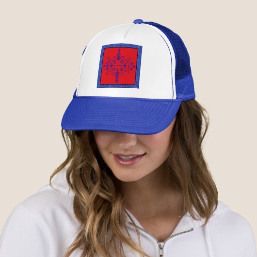 Casquette VooDoo Veve Magik - Papa Legba (En situation)