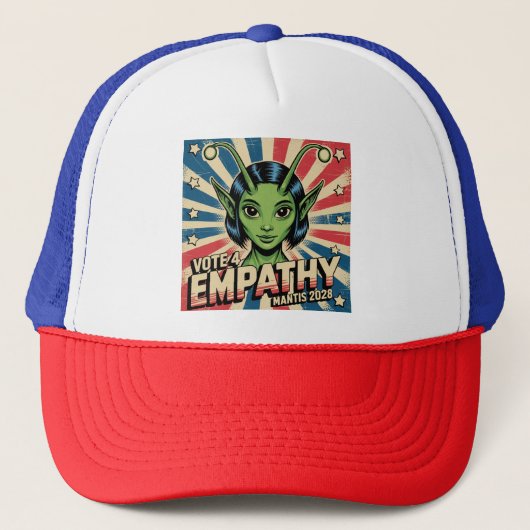 Casquette Vote 4 Empathy / Mantis 2028 - Chapeau de camion (Devant)